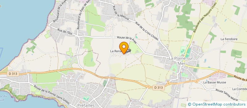 localisation de l'entreprise SOCIETE DE NETTOYAGE ATLANTIQUE SDNA à LA PLAINE-SUR-MER
