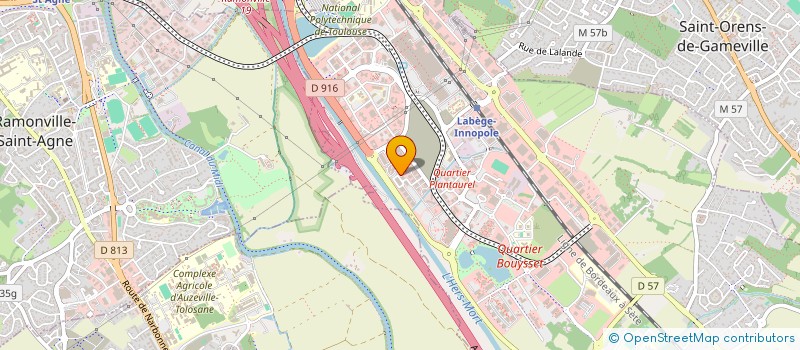 localisation de l'entreprise SOCIETE DE NETTOYAGE DE SAINT ORENS à LABEGE