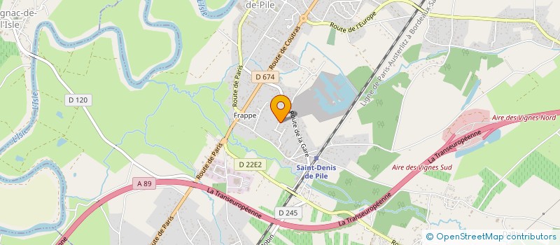 localisation de l'entreprise SOCIETE DE NETTOYAGE DU LIBOURNAIS  ARTIGUES-PRES-BORDEAUX