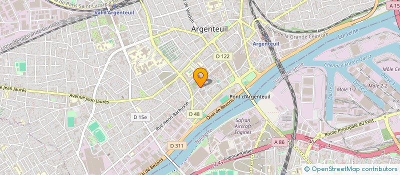 localisation de l'entreprise SOCIETE DE NETTOYAGE ET DE REMISE A NEUF à ARGENTEUIL