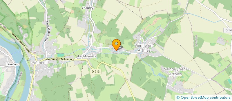 localisation de l'entreprise SOCIETE DE NETTOYAGE MANTES EN YVELINES NETTOYAGE  VIENNE-EN-ARTHIES