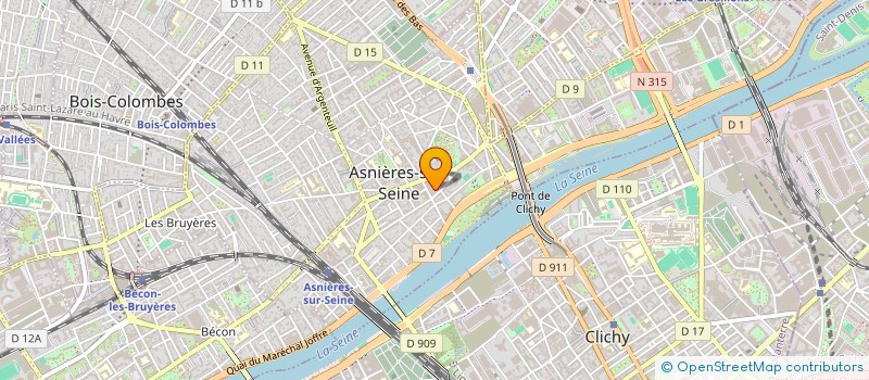 localisation de l'entreprise SOCIETE DE NETTOYAGE PROFESSIONNEL  ASNIERES-SUR-SEINE