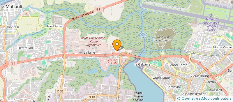 localisation de l'entreprise SOCIETE DE NETTOYAGE SPECIALISEE EN HAUTEUR  BAIE MAHAULT