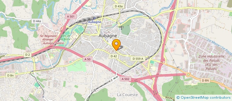 localisation de l'entreprise SOCIETE DE PANIFICATION SCACCIA à AUBAGNE
