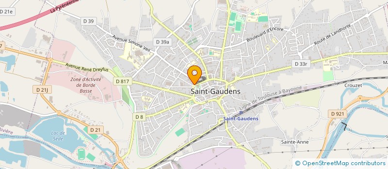 localisation de l'entreprise SOCIETE DE PARFUMERIE COIFFURE DU CAGIRE à SAINT-GAUDENS