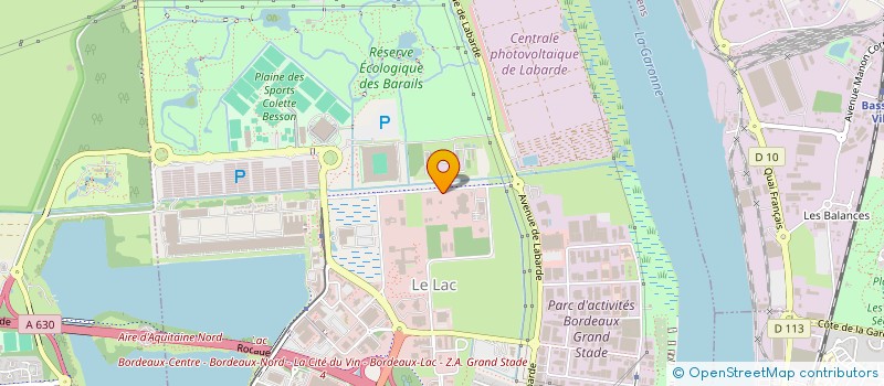 localisation de l'entreprise SOCIETE DE PARTICIPATION D'AQUITAINE à BORDEAUX