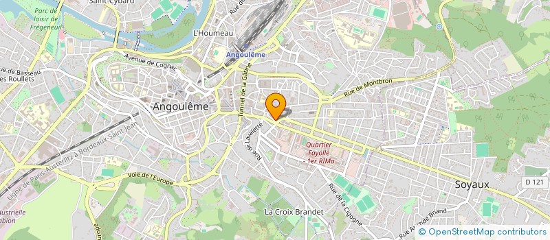 localisation de l'entreprise SOCIETE DE PARTICIPATION D'EXPERTISE COMPTABLE R INVEST à ANGOULEME