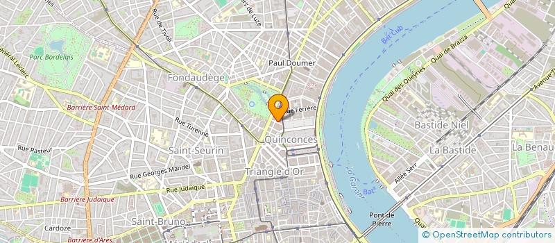 localisation de l'entreprise SOCIETE DE PARTICIPATION D'INVESTISSEMENT ET DE CONSTRUCTION REGION AQUITAINE à BORDEAUX