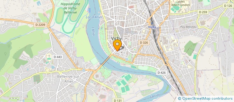localisation de l'entreprise SOCIETE DE PARTICIPATION DE MAISONS DE RETRAITE à VICHY