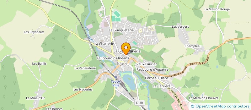 localisation de l'entreprise SOCIETE DE PARTICIPATION DU CENTRE à TOUCY