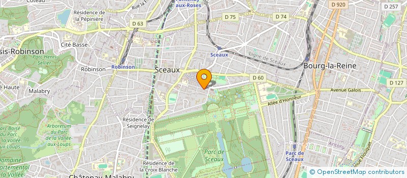 localisation de l'entreprise SOCIETE DE PARTICIPATION FINANCIERE DE PROFESSION LIBERALE DE CHIRURGIENS-DENTISTES AUGIER à SCEAUX