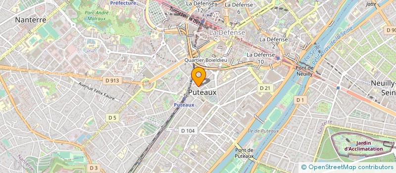 localisation de l'entreprise SOCIETE DE PARTICIPATION GALTIER-MEARY  PUTEAUX