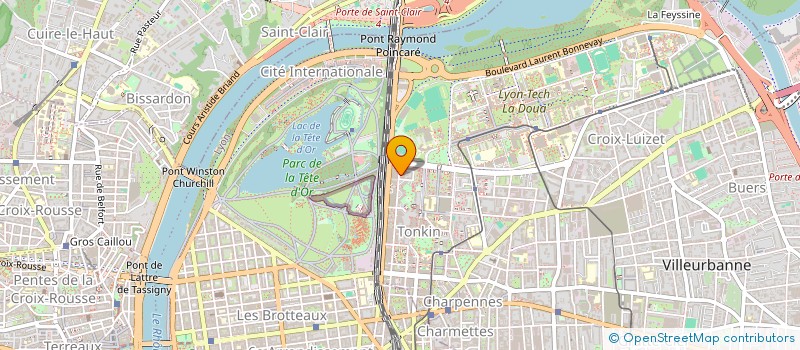 localisation de l'entreprise SOCIETE DE PARTICIPATION IMMOBILIERE  VILLEURBANNE