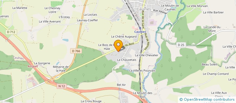 localisation de l'entreprise SOCIETE DE PARTICIPATION MEHEUST à CAULNES