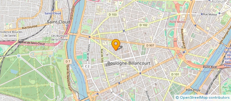localisation de l'entreprise SOCIETE DE PARTICIPATION SAUSSURE à BOULOGNE-BILLANCOURT