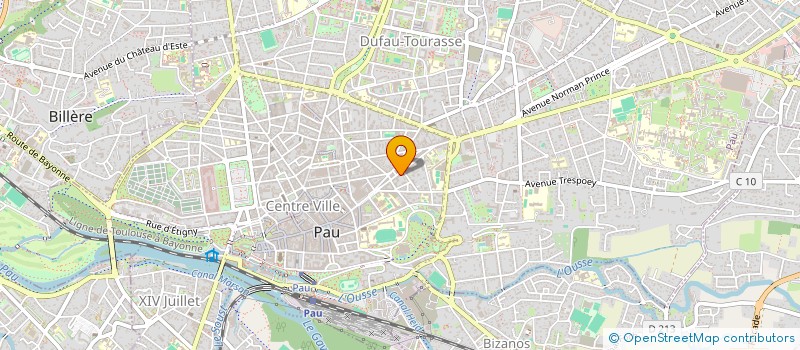 localisation de l'entreprise SOCIETE DE PARTICIPATIONS FINANCIERES DE PROFESSION LIBERALE D'AVOCATS A RESPONSABLILITE LIMITEE CASA2G à PAU