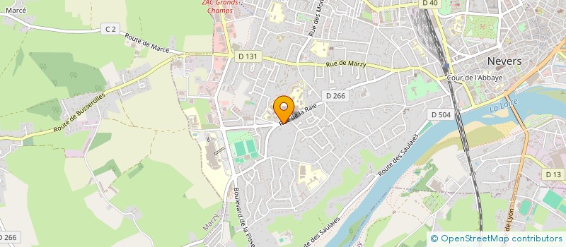 localisation de l'entreprise SOCIETE DE PARTICIPATIONS FINANCIERES DE PROFESSION LIBERALE DE BIOLOGISTES MEDICAUX ARPARIEL à NEVERS