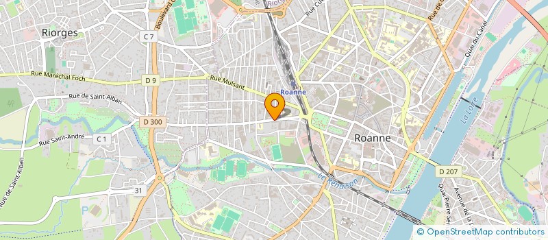 localisation de l'entreprise SOCIETE DE PARTICIPATIONS FINANCIERES DE PROFESSION LIBERALE DE GREFFIERS DE TRIBUNAUX DE COMMERCE GTC 42300  ROANNE