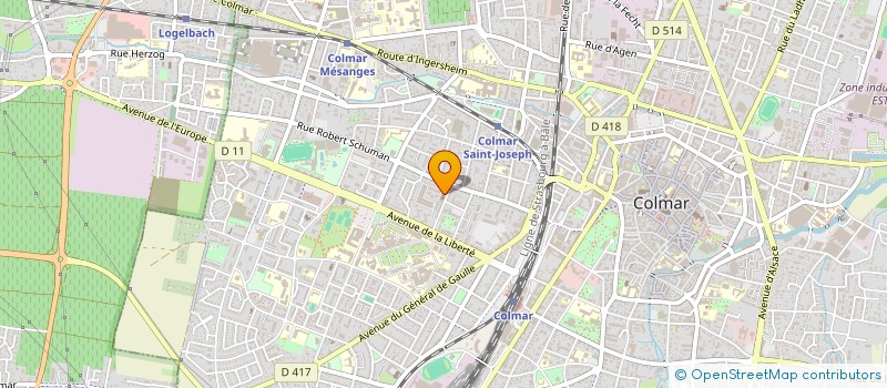 localisation de l'entreprise SOCIETE DE PARTICIPATIONS FINANCIERES DE PROFESSION LIBERALE DE MEDECINS IMAGERIE MEDICALE DU VIGNOBLE  COLMAR