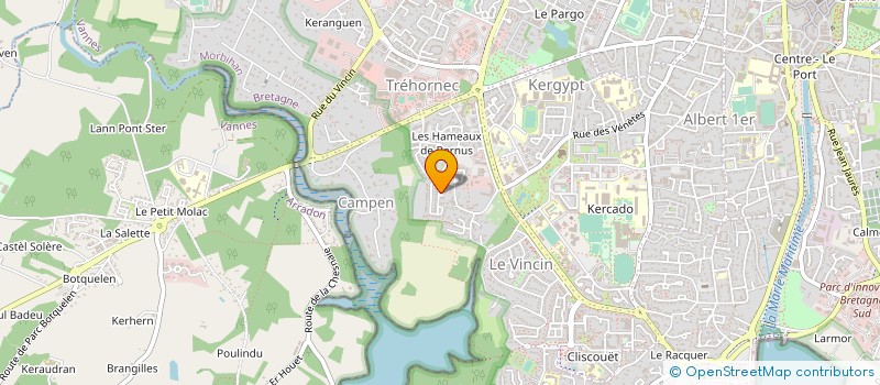 localisation de l'entreprise SOCIETE DE PARTICIPATIONS FINANCIERES DE PROFESSION LIBERALE DE PHARMACIENS D'OFFICINE FLEURY à VANNES
