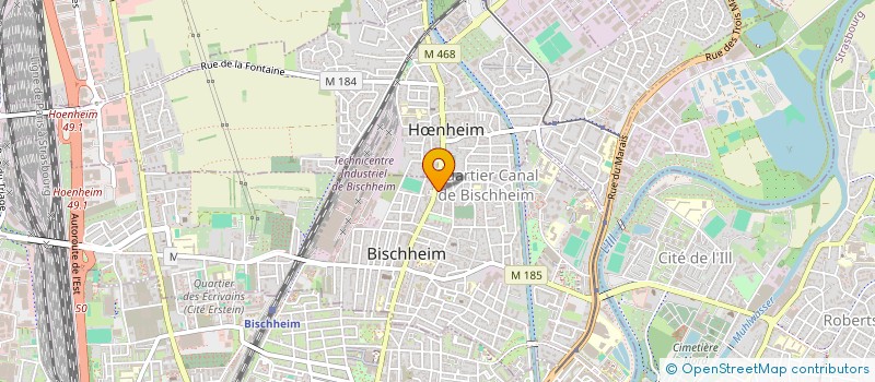 localisation de l'entreprise SOCIETE DE PARTICIPATIONS FINANCIERES DE PROFESSION LIBERALE DE PHARMACIENS D'OFFICINE NICOLAS BIHR  BISCHHEIM