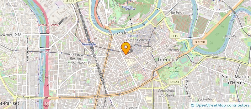 localisation de l'entreprise SOCIETE DE PATISSERIE SARRAZIN à GRENOBLE