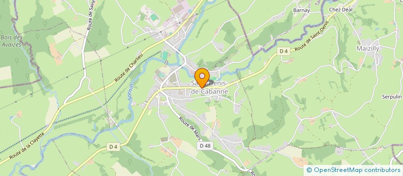 localisation de l'entreprise SOCIETE DE PAULI THIERRY à SAINT-DENIS-DE-CABANNE