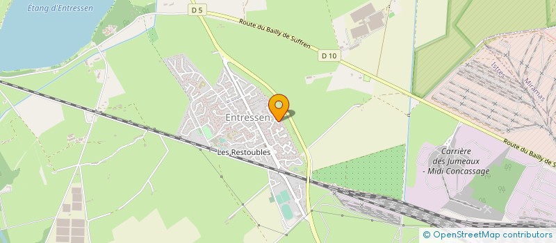 localisation de l'entreprise SOCIETE DE PECHE DE BAUSSENQ  ISTRES