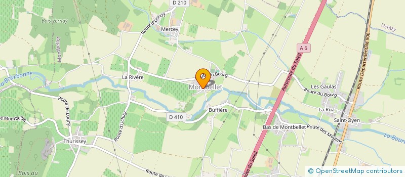 localisation de l'entreprise SOCIETE DE PECHE DE MONTBELLET  MONTBELLET