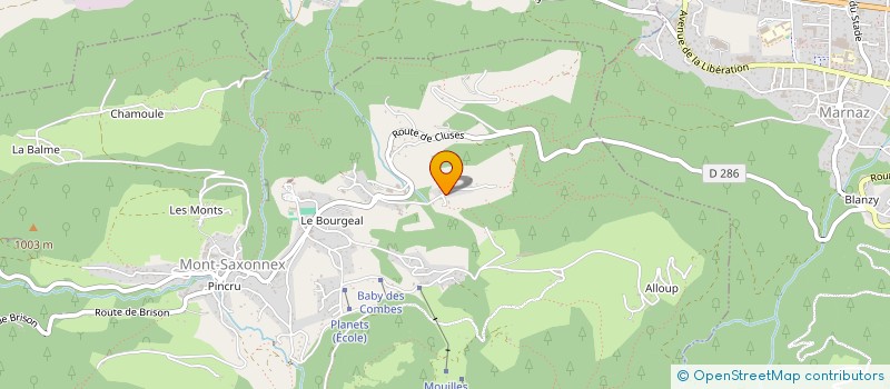 localisation de l'entreprise SOCIETE DE PECHE ET DE PISCICULTURE DE MONT-SAVONNEX  MONT-SAXONNEX