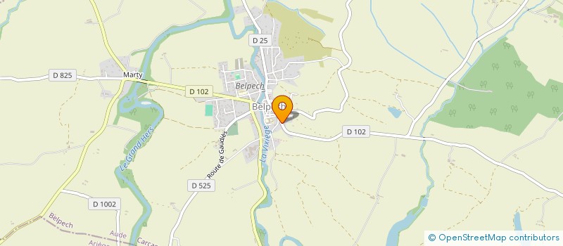 localisation de l'entreprise SOCIETE DE PECHE ET DE PISCICULTURE DU CANTON DE BELPECH  BELPECH