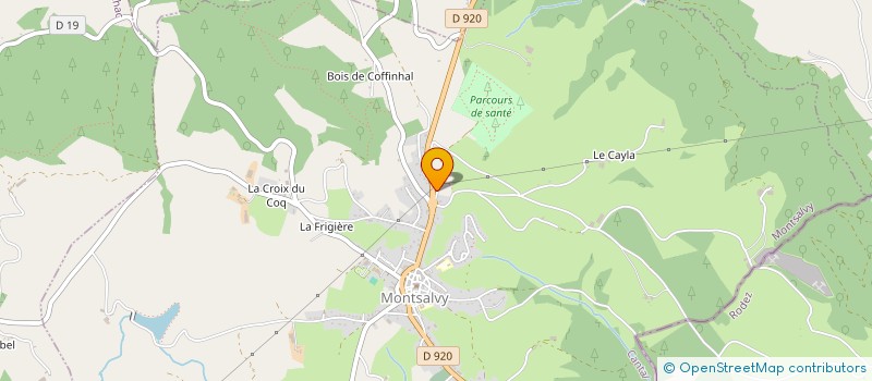 localisation de l'entreprise SOCIETE DE PEINTURE AURILLAC MONTSALVY à JUNHAC