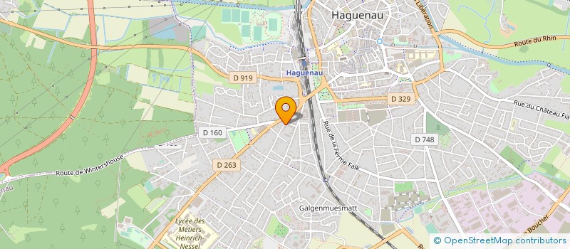 localisation de l'entreprise SOCIETE DE PEINTURE DECORATION DE STANDING  HAGUENAU