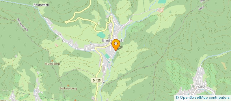 localisation de l'entreprise SOCIETE DE PEINTURE DU VAL DE VILLE  BREITENBACH