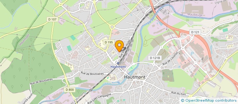 localisation de l'entreprise SOCIETE DE PEINTURE HOLGADO  HAUTMONT