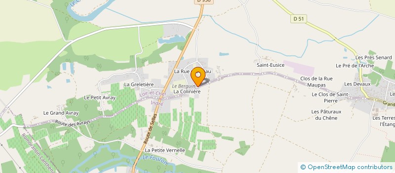 localisation de l'entreprise SOCIETE DE PEINTURE INDUSTRIELLE ET DE CONTROLES  SELLES-SUR-CHER