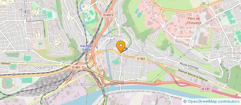 localisation de l'entreprise SOCIETE DE PEINTURES INDUSTRIELLES ET REVETEMENTS SPECIAUX  GONFREVILLE L'ORCHER