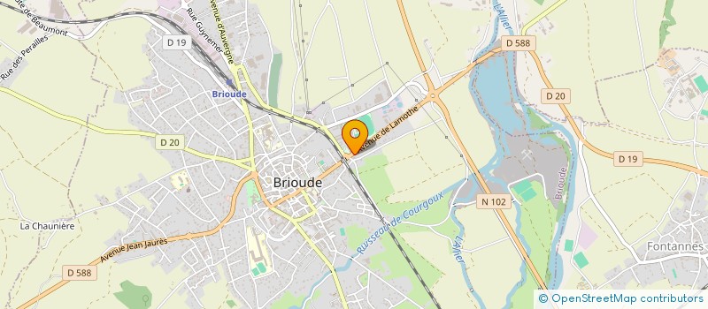 localisation de l'entreprise SOCIETE DE PETANQUE BRIVADOISE à BRIOUDE