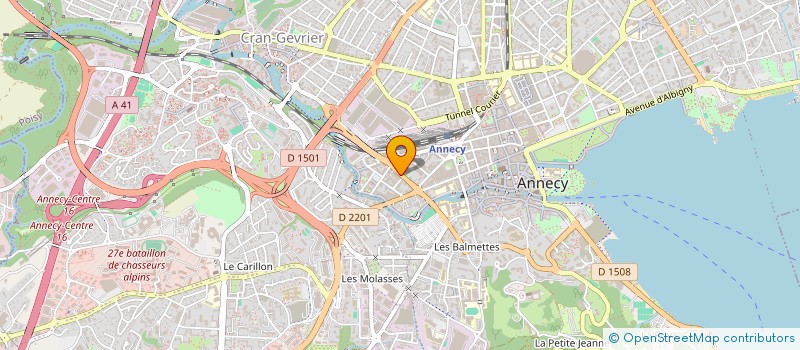 localisation de l'entreprise SOCIETE DE PHOTOCOMPOSITION ANNECIENNE  ANNECY