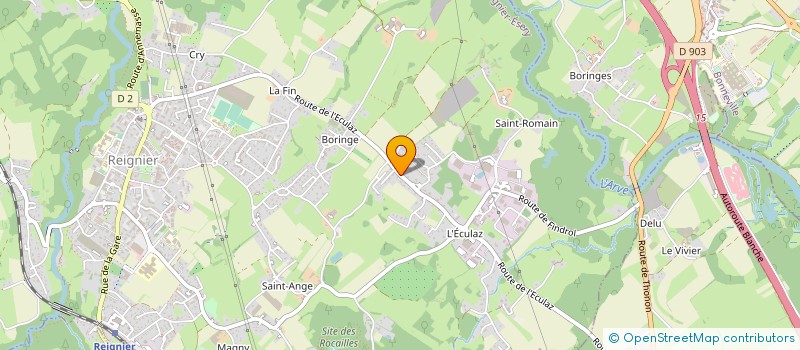 localisation de l'entreprise SOCIETE DE PLASTIQUE DE SAVOIE à REIGNIER-ESERY