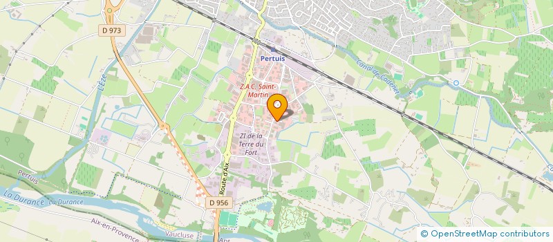 localisation de l'entreprise SOCIETE DE PLOMBERIE ET D'ELECTRICITE BOURLON PULCHERIE  PERTUIS