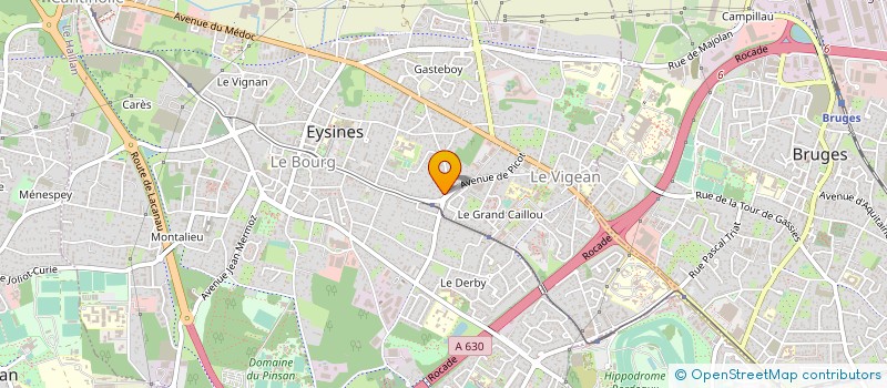 localisation de l'entreprise SOCIETE DE PLOMBERIE ET D'ELECTRICITE D'AQUITAINE à EYSINES
