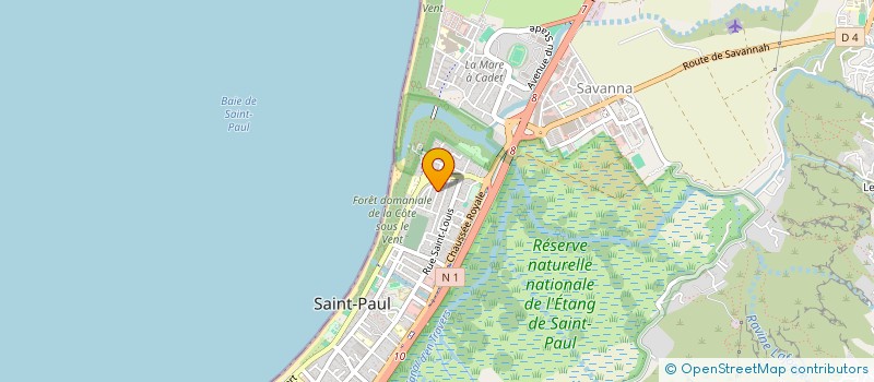 localisation de l'entreprise SOCIETE DE PLOMBERIE REUNIONNAISE  SAINT-PAUL