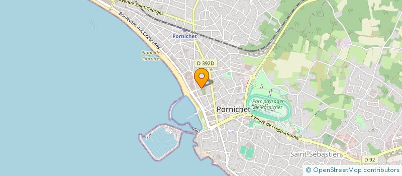 localisation de l'entreprise SOCIETE DE PNEUMOLOGIE DE L'OUEST  PORNICHET