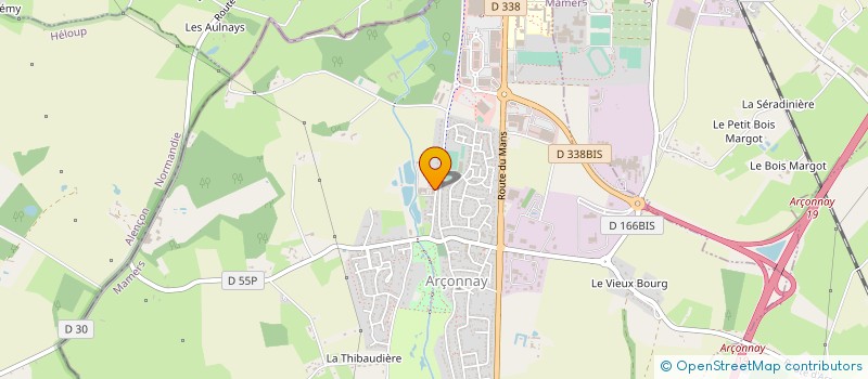 localisation de l'entreprise SOCIETE DE POSE BOIS ET METAL à ARCONNAY