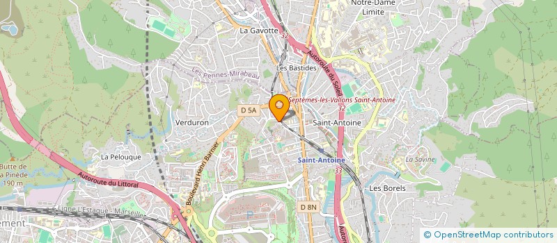 localisation de l'entreprise SOCIETE DE POSE ET DE FERMETURES à MARSEILLE
