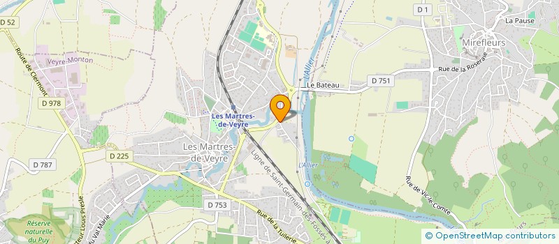 localisation de l'entreprise SOCIETE DE POSE MARTROISE à LES MARTRES-DE-VEYRE