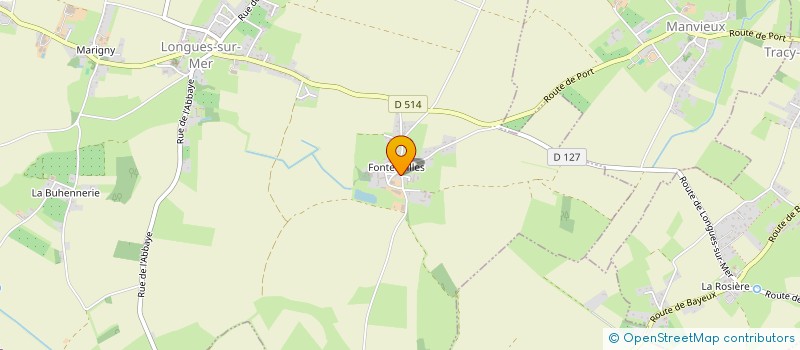 localisation de l'entreprise SOCIETE DE POULIGNY  LONGUES-SUR-MER