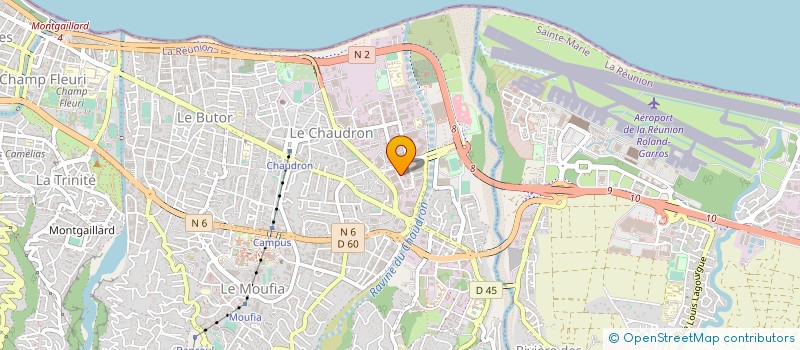 localisation de l'entreprise SOCIETE DE PRESSE DE LA REUNION à SAINT-DENIS