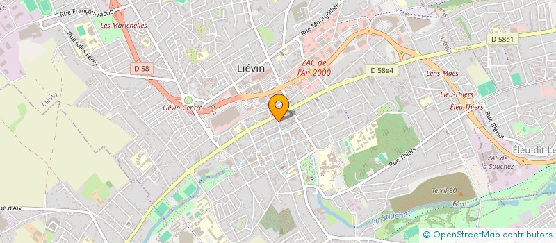 localisation de l'entreprise SOCIETE DE PRESSE DE LIEVIN à LIEVIN